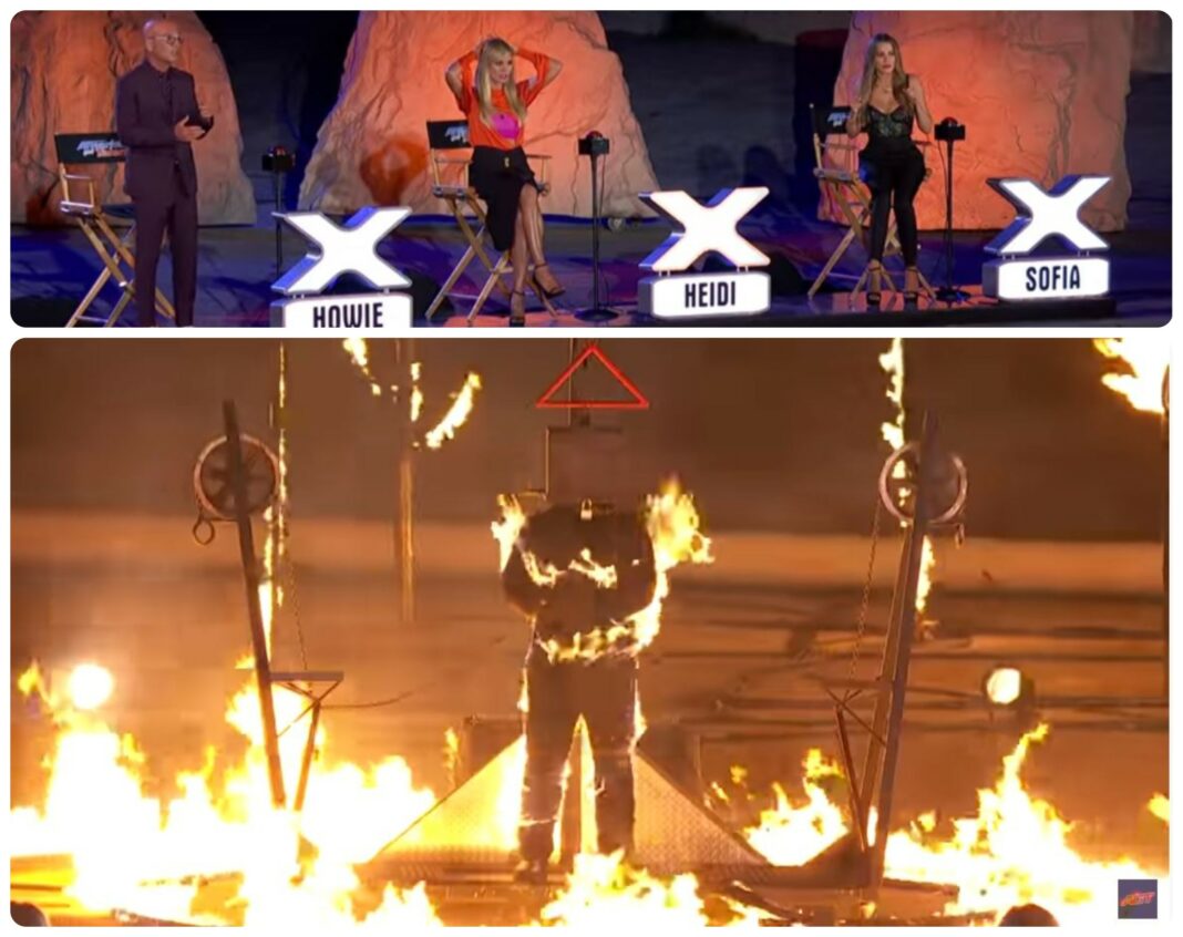America's Got Talent- extreme edition: Αγωνία για τη ζωή διαγωνιζόμενου μετά από επικίνδυνο νούμερο- Έκρηξη στο πλατό (Βίντεο)