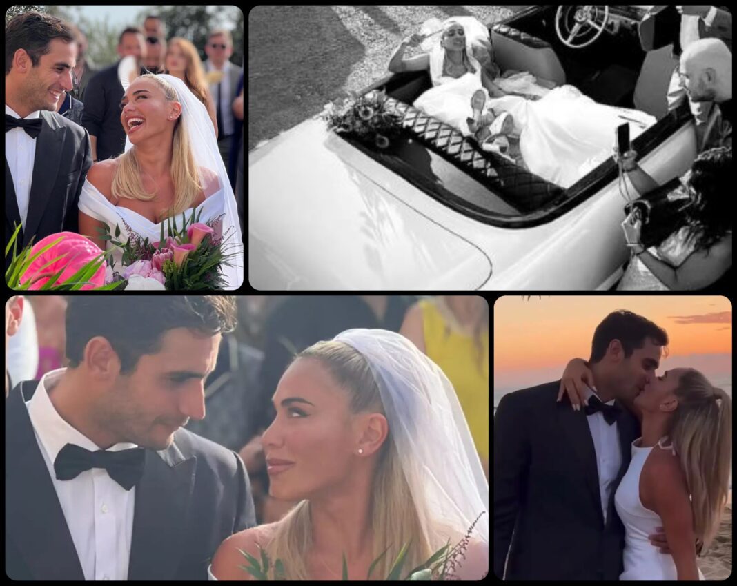 Κόνι Μεταξά - Μάριος Καπότσης: Νέες αδημοσίευτες φωτογραφίες από τον φαντασμαγορικό τους γάμο στην Κρήτη!